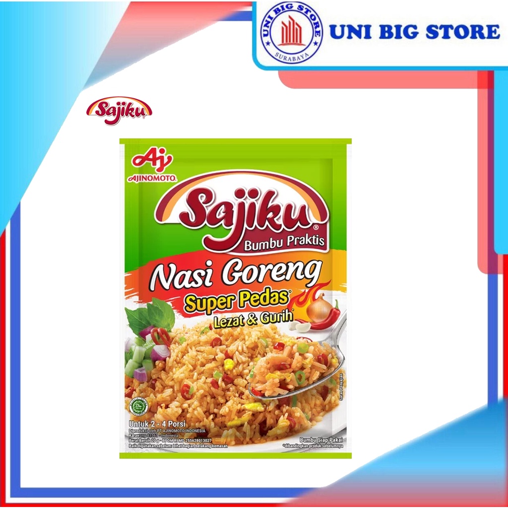 Jual Sajiku Bumbu Nasi Goreng Super Pedas Gr Shopee Indonesia