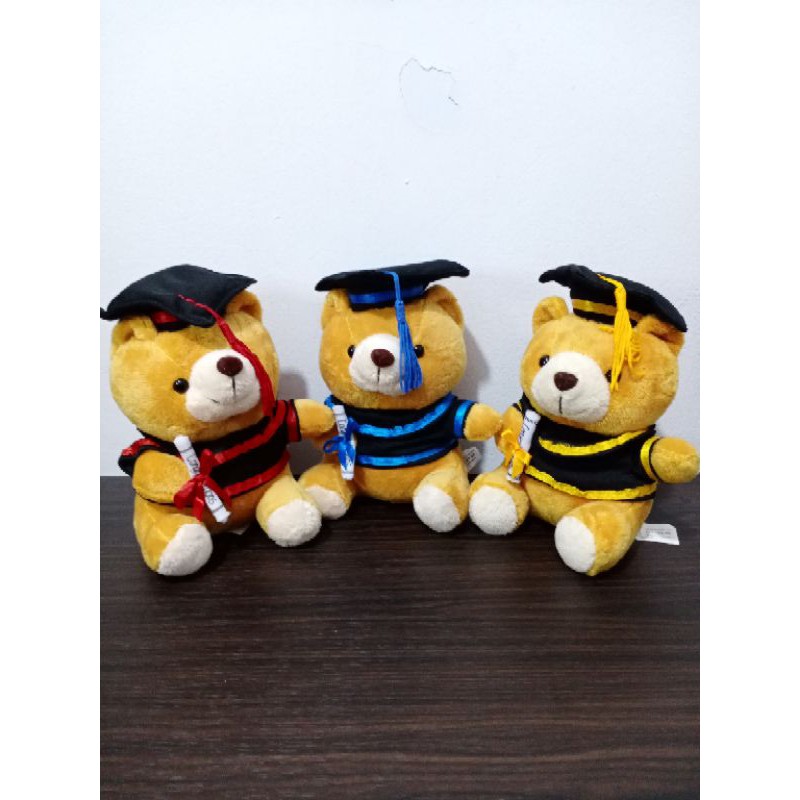 Jual Boneka Wisuda Bear Lucu 15cm Boneka Beruang Toga Dolls Graduation