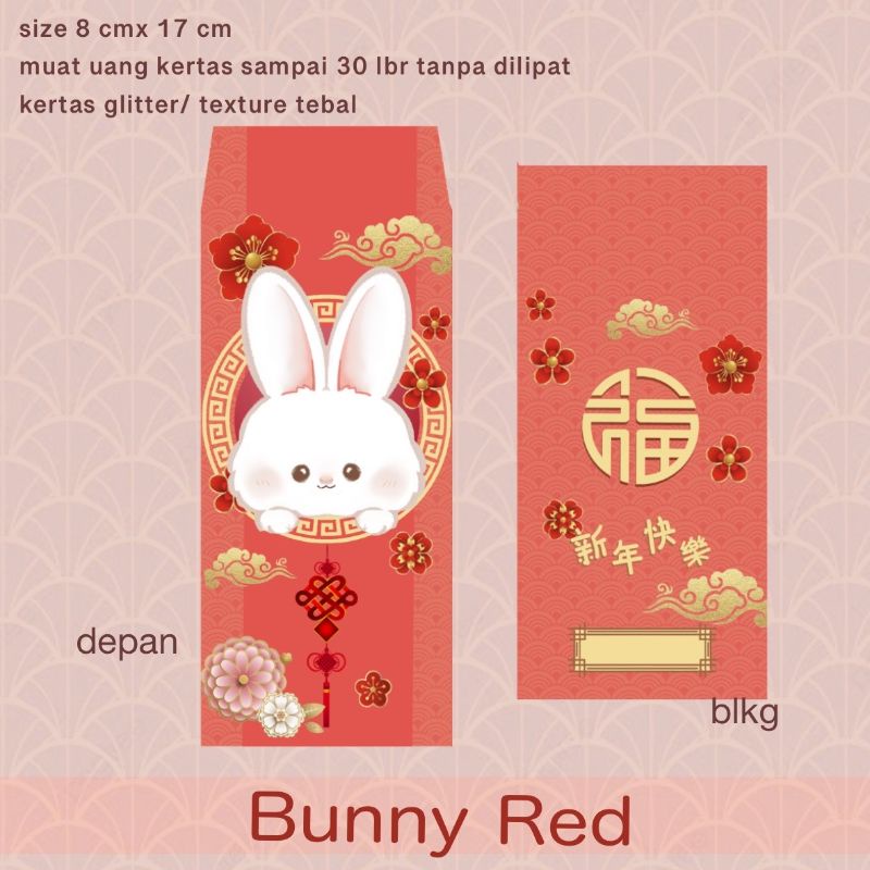 Jual Amplop Angpao Xinjia Imlek Tahun Kelinci Rabbit 8pcs Shopee