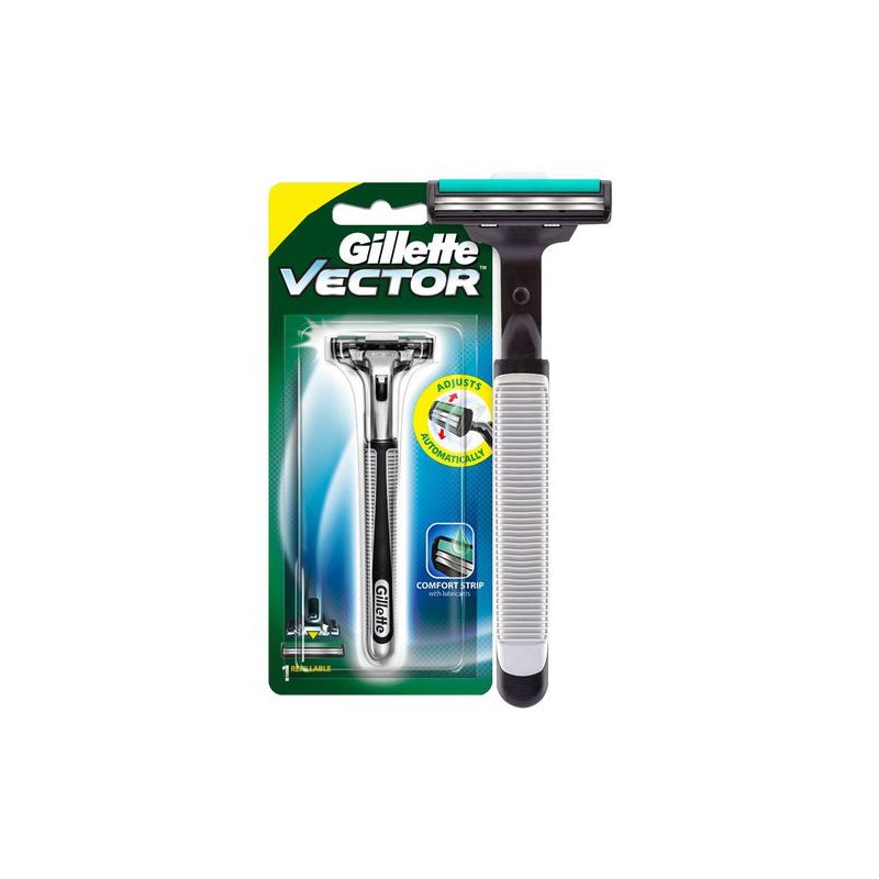 Jual Pisau Alat Cukur Shaver Gillette Vector Refillable Bisa Isi Ulang