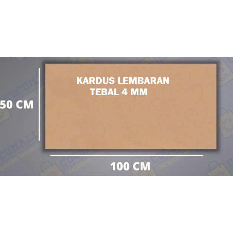 Jual Kardus Karton Sheet 100 X 50 Cm Kardus Lembaran Sheet Lembaran