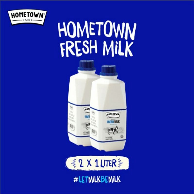 Jual Hometown Fresh Milk Susu Pasteurisasi Indonesia Shopee Indonesia