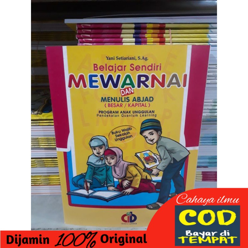 Jual Belajar Sendiri Mewarnai Dan Menulis Abjad Besar Atau Kapital