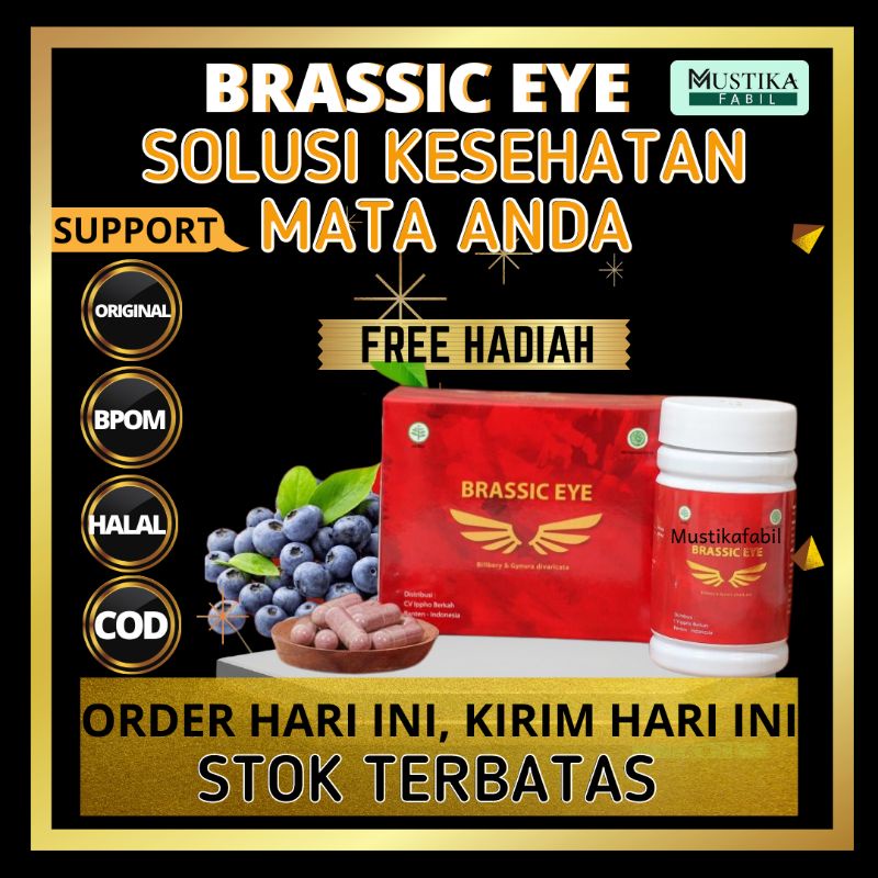 Jual Brassic Eye Kapsul Ekstrak Original Bilberry Suplemen Vitamin Obat