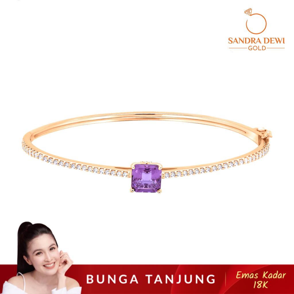 Jual Gelang Magic Stone Series B Sandra Dewi Emas K Bunga Tanjung