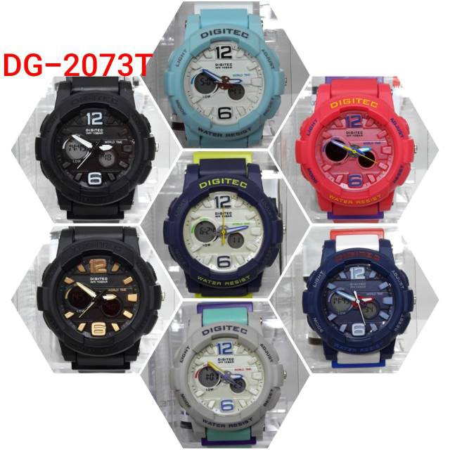 Jual IDY Jam DIGITEC DG 2073 T 100 Original Shopee Indonesia