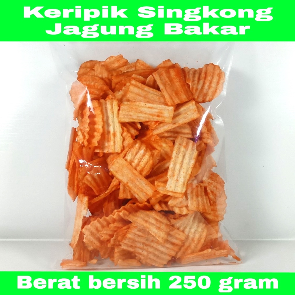 Jual Keripik Singkong Jagung Bakar Merk Tes Kiloan Gram Shopee