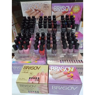 Jual Brasov Nail Polish Kutek Hitam Bening Nude Matte Shopee Indonesia