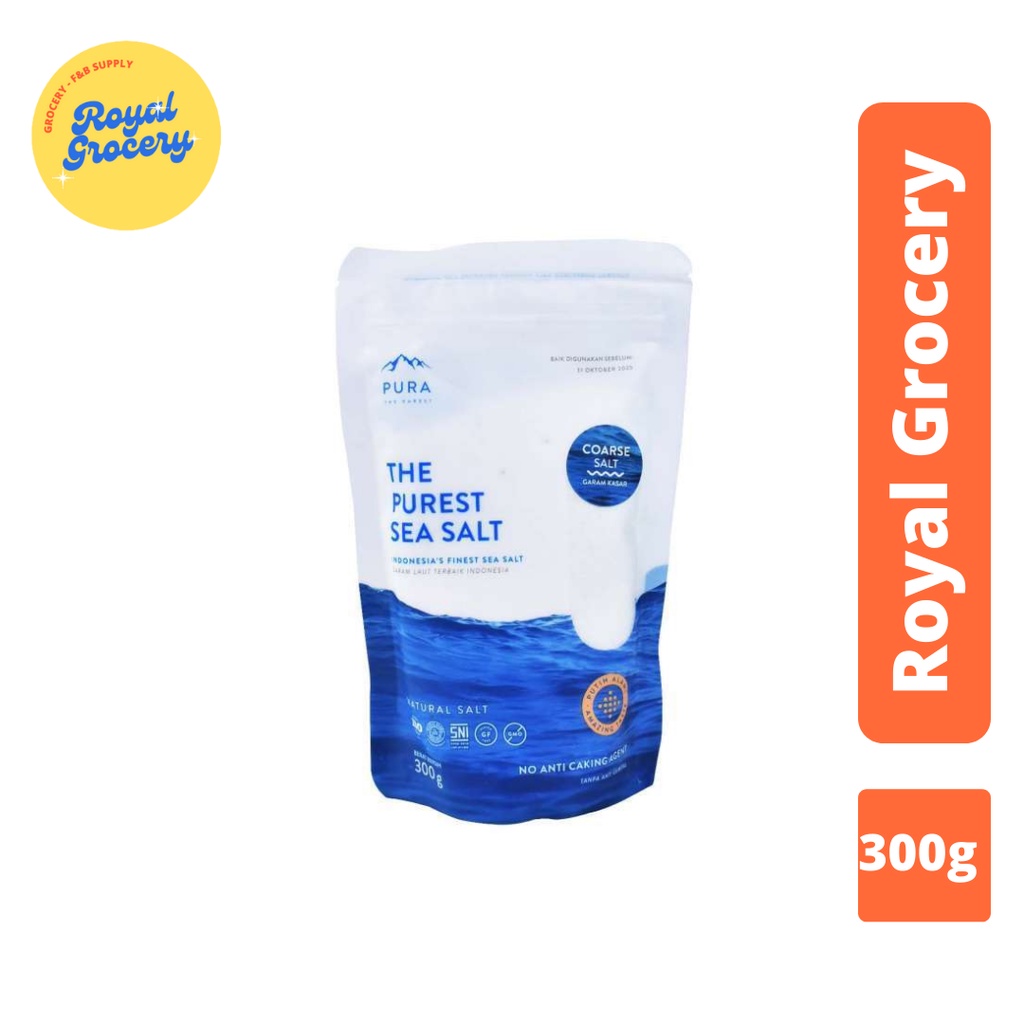 Jual Pura Sea Salt Coarse Garam Laut Kasar G Shopee Indonesia