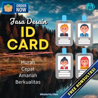 Jual Jasa Desain Id Card Premium Custom Request Design Name Tag Tag