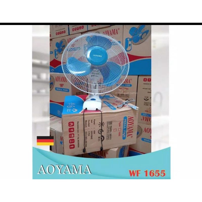 Jual Kipas Angin Dinding AOYAMA 16 Inch Kipas Angin Tembok WallFan