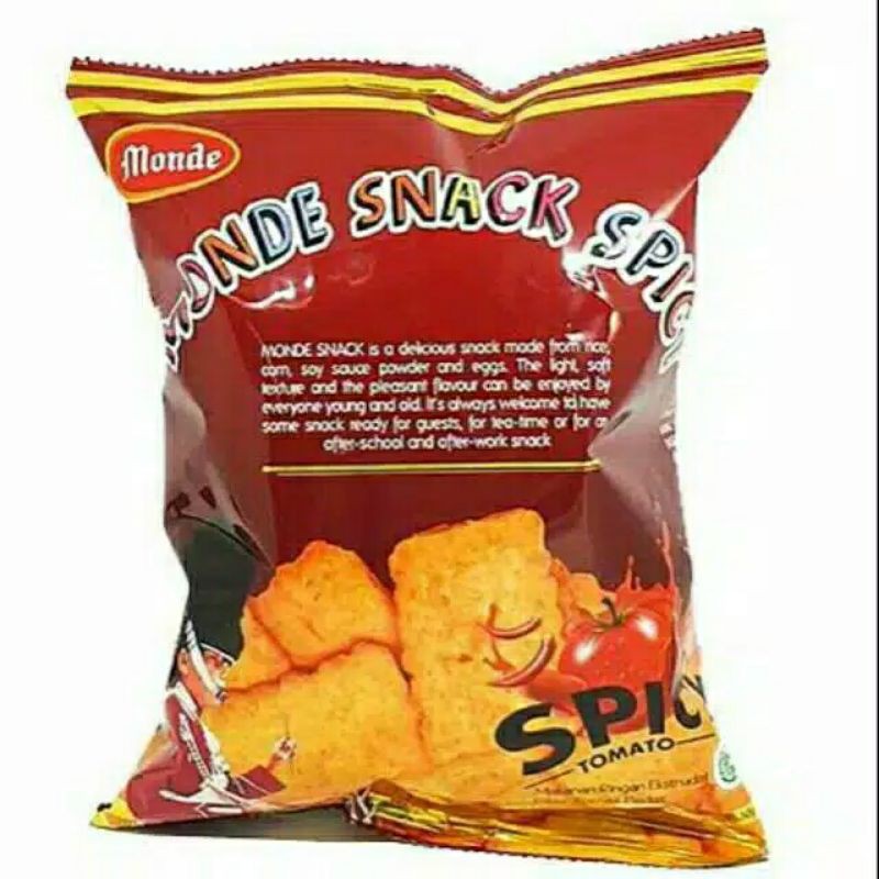 Jual Monde Snack Spicy Gr Shopee Indonesia