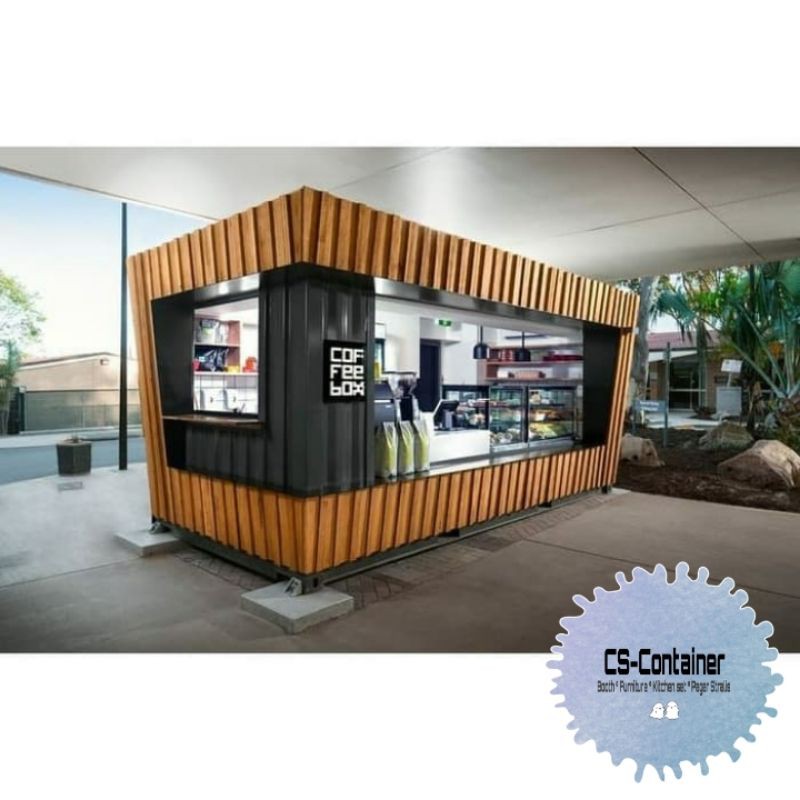 Jual Booth Semi Kontainer Cafe Shopee Indonesia