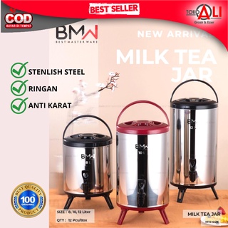 Jual Subron Dispenser Air Milk Tea Bucket Liter Stenlis Steel