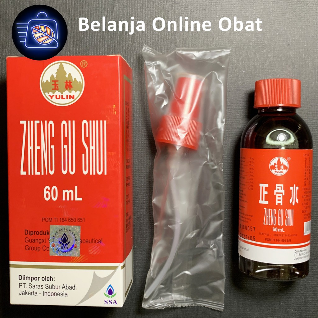 Zheng Gu Shui 60ml Spray Minyak Gosok Rematik Keseleo Bengkak