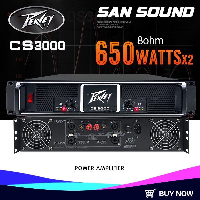 Jual Peavey Cs Audio Amplifier Dua Saluran Ohm Watt Kategori