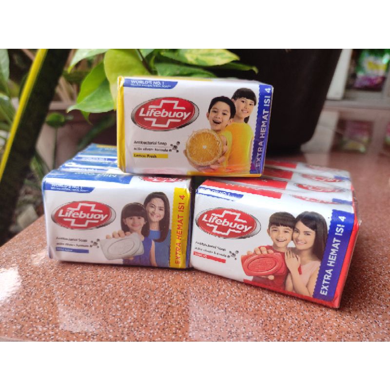 Jual LIFEBUOY Sabun Mandi Batang Isi 4x60gr Shopee Indonesia