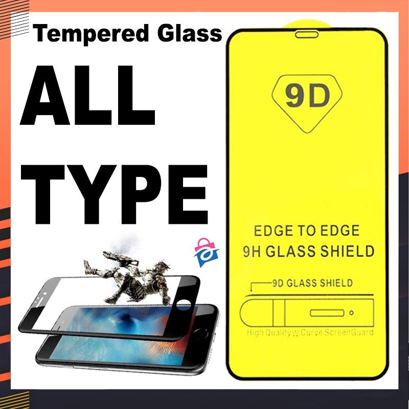 Jual TEMPERED GLASS 5D 6D 9D FULL PELINDUNG LAYAR VIVO Y17 Y11 Y12 Y12i