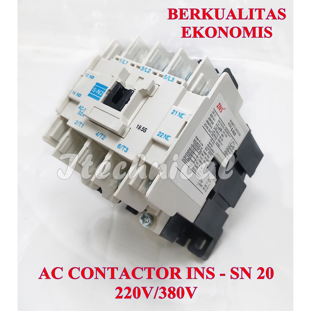 Jual Magnetic Contactor Sn V V Ac Kontaktor Sn Vac