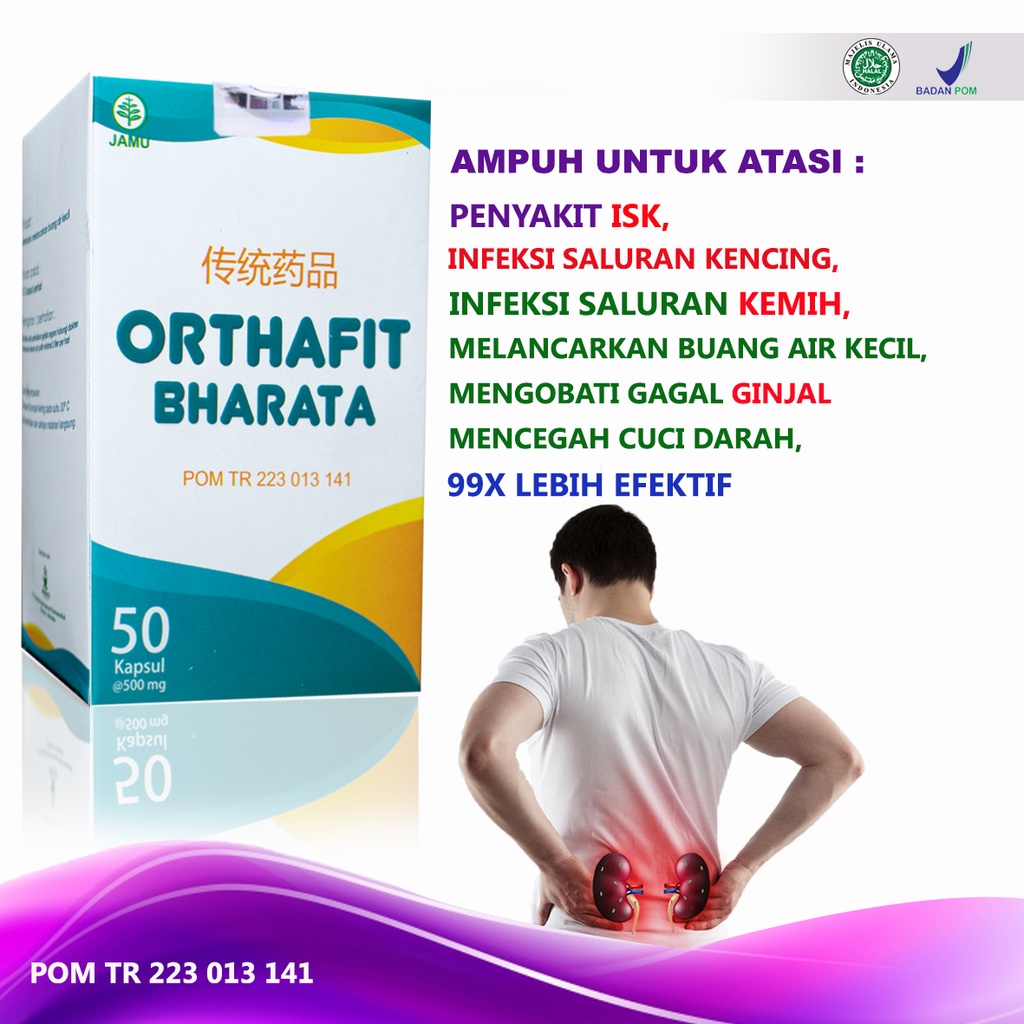 Jual Orthafit Bharata Obat Herbal Infeksi Saluran Kencing Kemih