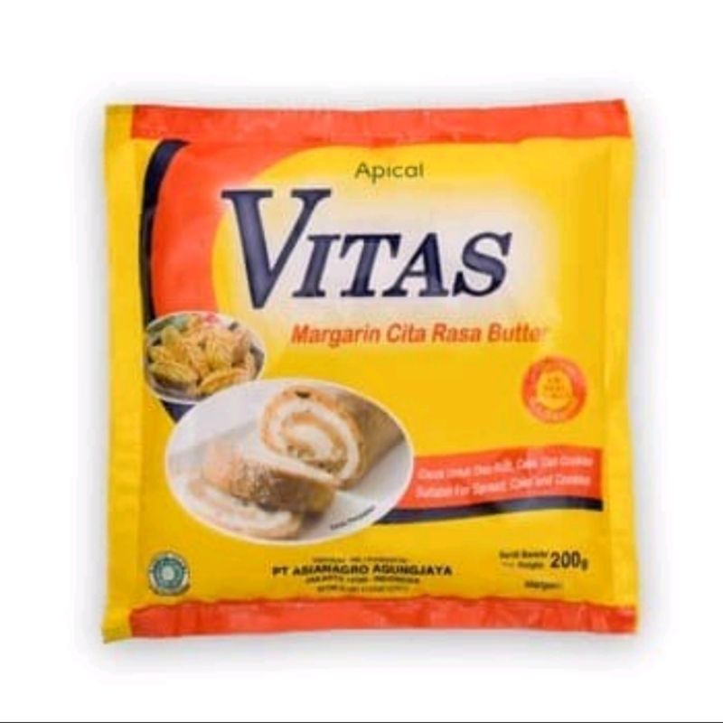 Jual Vitas Margarin Sachet 200gr Shopee Indonesia