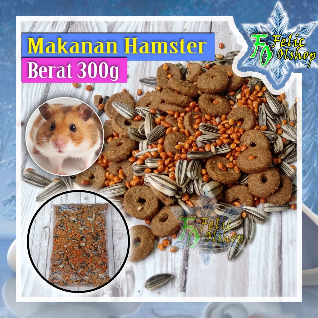 Jual Makanan Hamster Mix Pakan Kesukaan Hamster Berkualitas Shopee