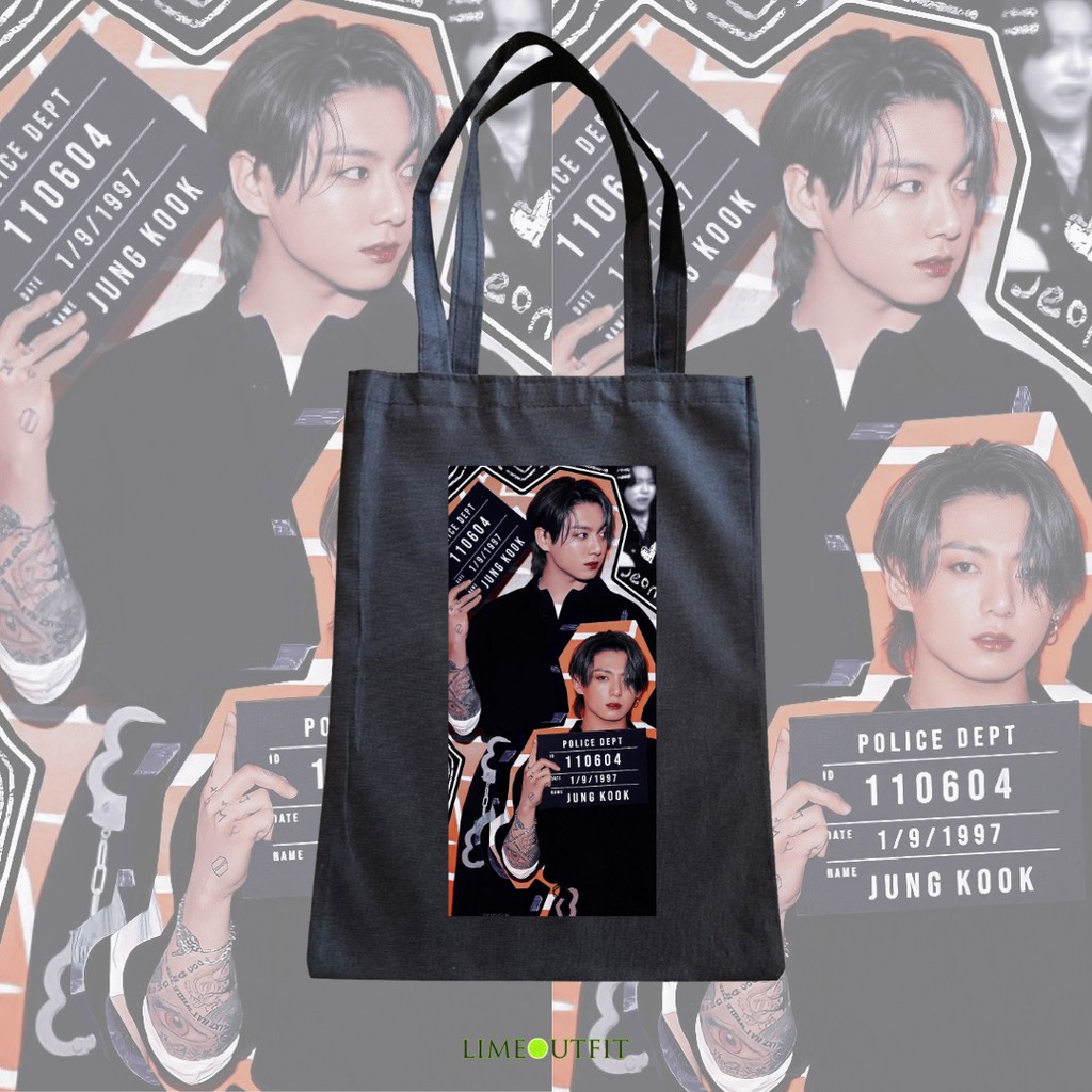 Jual Tote Bag Bts Butter Jeon Jungkook Tote Bag Kanvas Shopee Indonesia