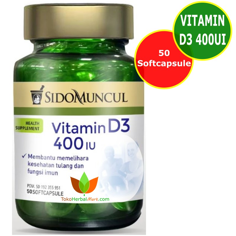 Jual Kapsul Vitamin D Iu Sidomuncul Vit D Iu Sido Muncul