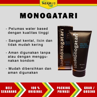 Jual MONOGATARI Anal Lubricant 200ML Pelumas Seks Lubrikasi Pria