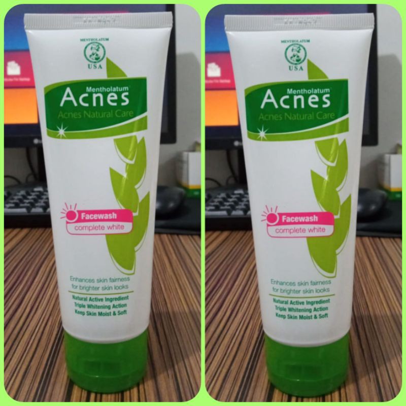 Jual Acnes Complete White Face Wash Gr Indonesia Shopee Indonesia