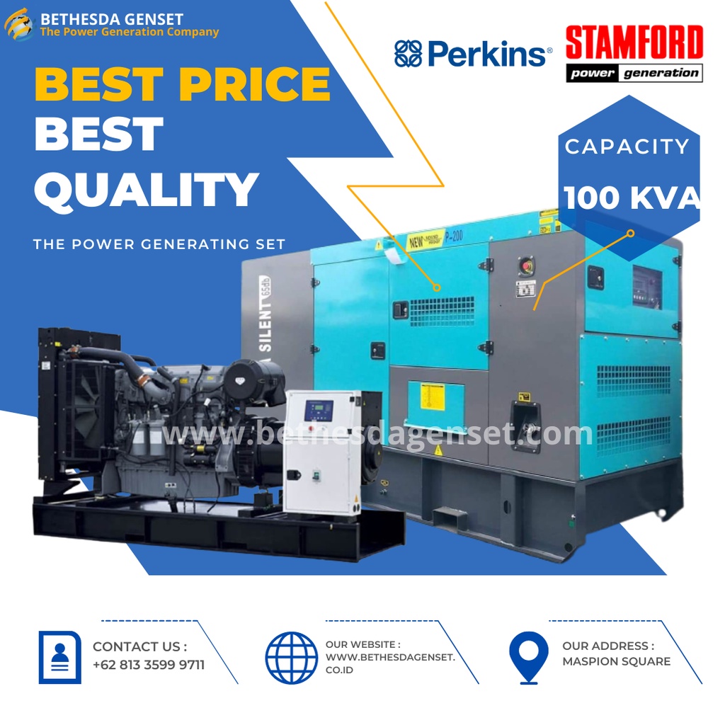 Jual Genset Kva Perkins Silent Type Stamford Shopee Indonesia