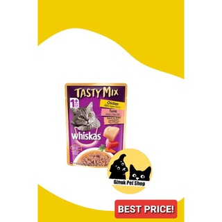 Jual Whiskas Tasty Mix Gr Chicken Tuna Seafood Cocktail Tuna