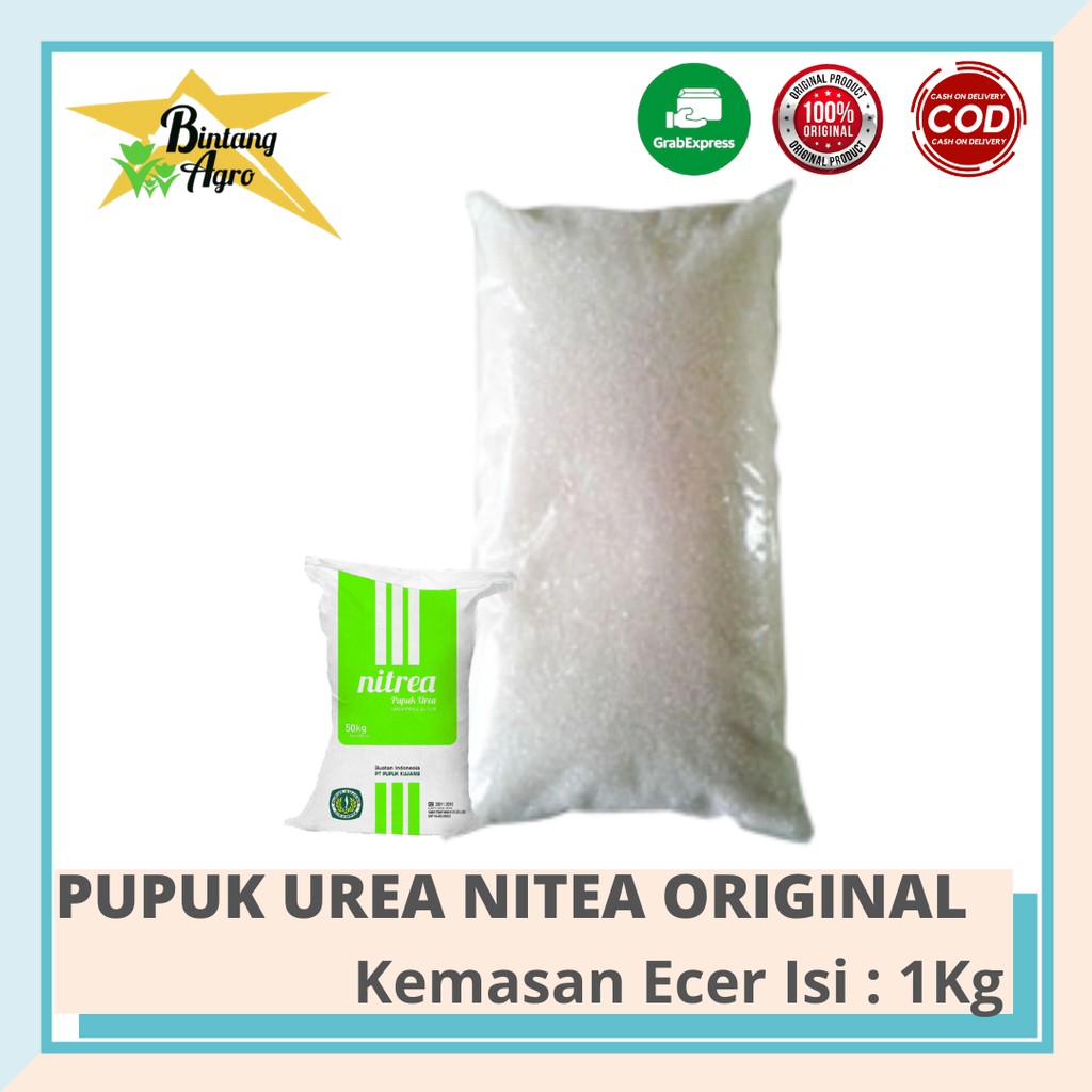 Jual Pupuk Urea Nitrea 1kg Pupuk Penyubur Tanaman Kemasan Repacking