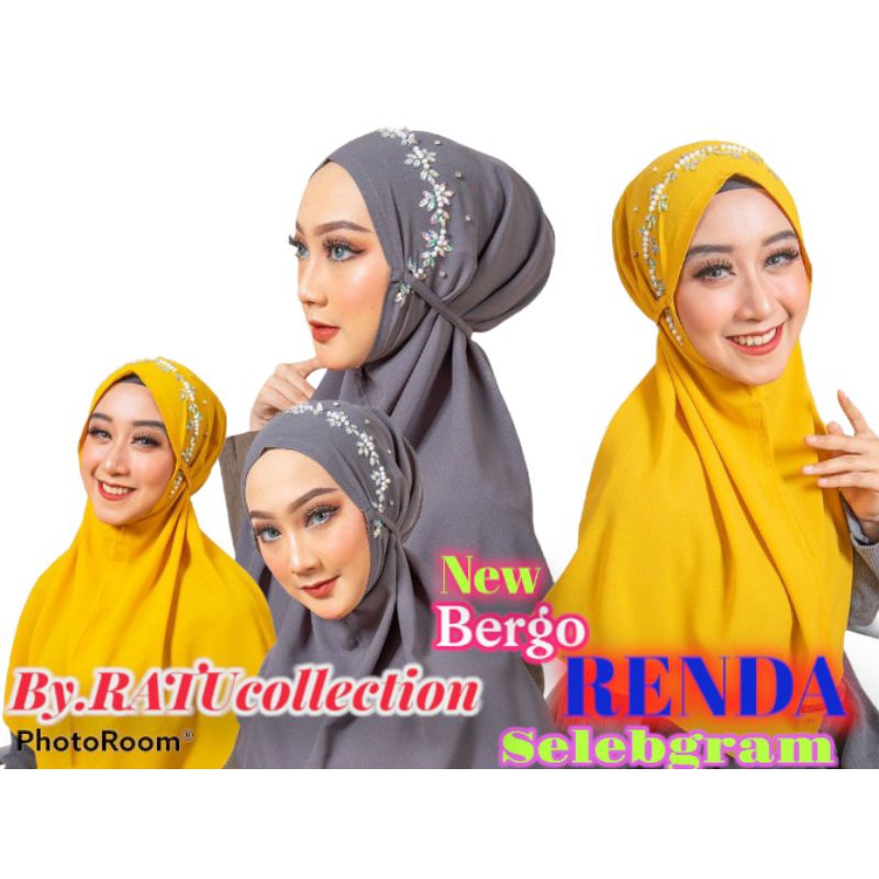 Jual Jilbab Bergo Maryam Hijab Tali Jilbab Instant Jilbab No Ped