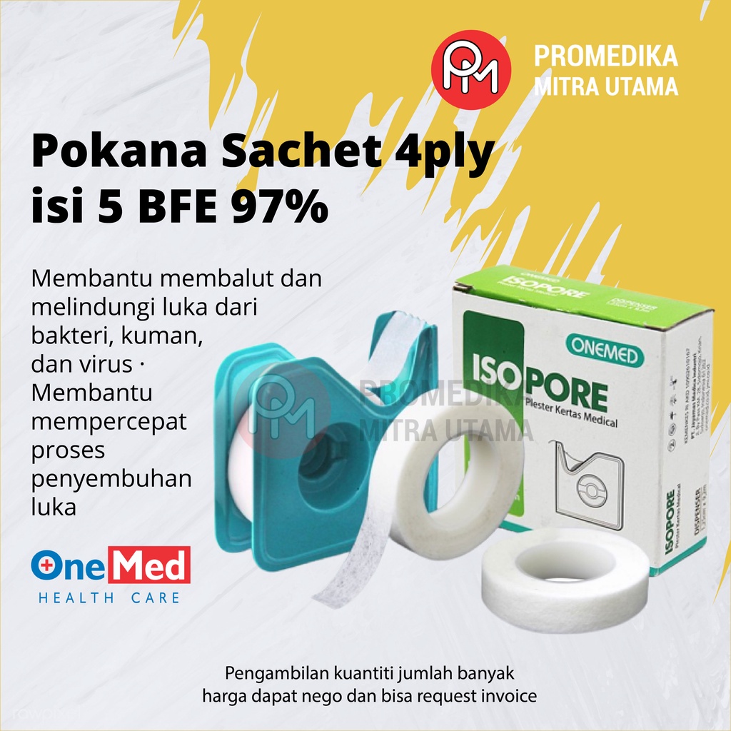 Jual Isopore Onemed Plester Kertas Medis Shopee Indonesia