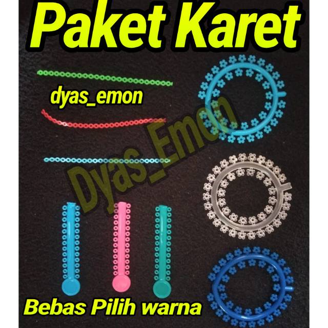 Jual Paket Karet Behel Gigi Kualitas Bagus Bukan Usa Shopee Indonesia