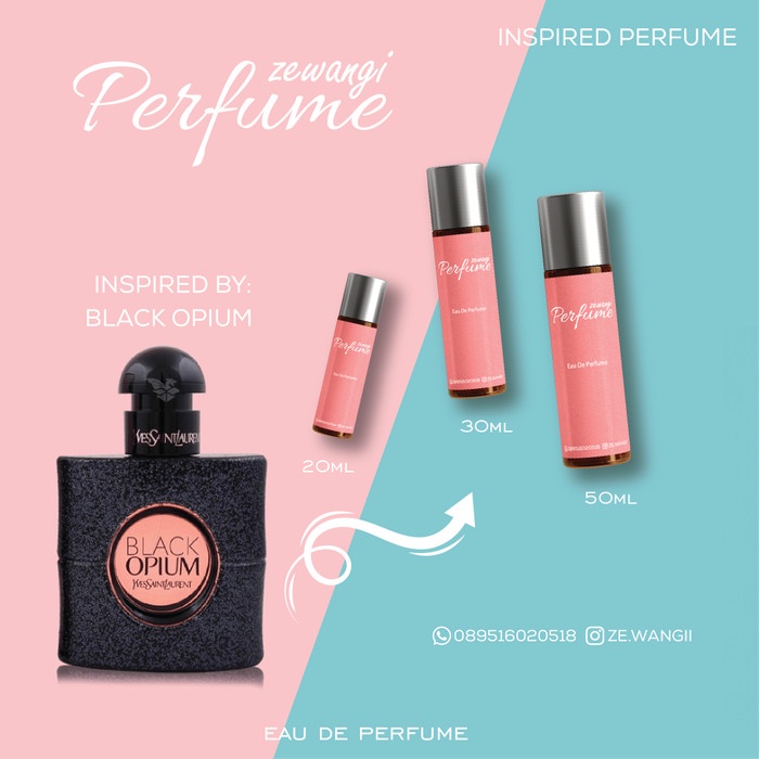 Jual ZEWANGI PARFUM INSPIRED BY YSL BLACK OPIUM 15ML Shopee Indonesia