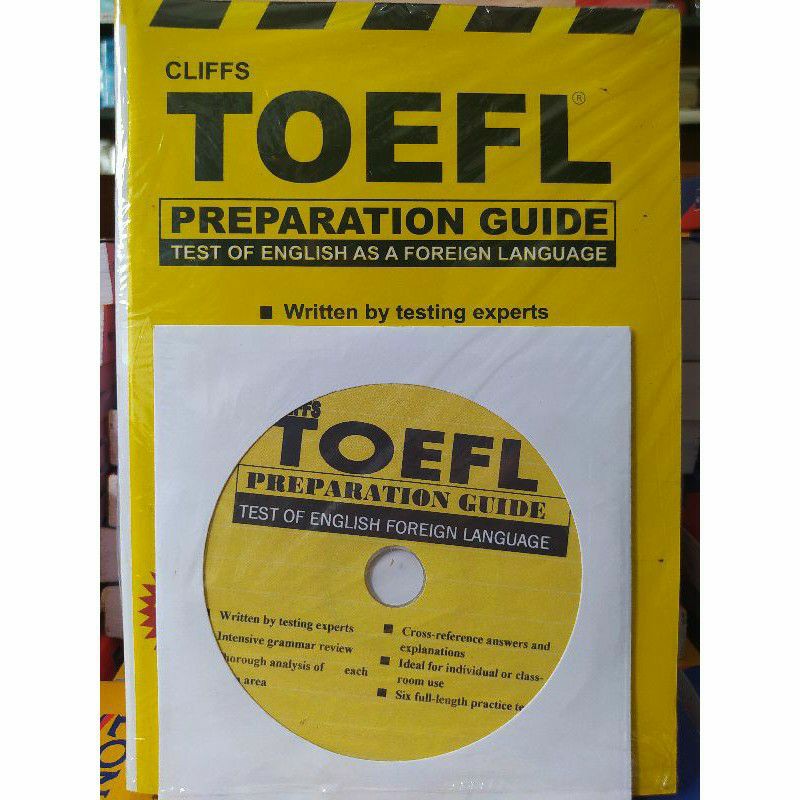 Toefl Cliffs Preperation Guide Cd Shopee Indonesia