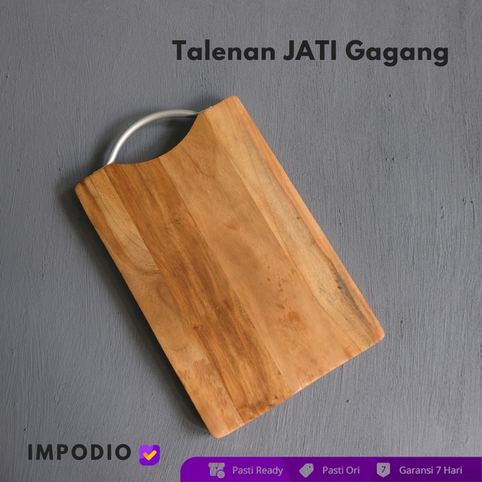 Jual Jual Talenan Kayu Jati Asli Gagang Alumunium Uk Cm X Cm