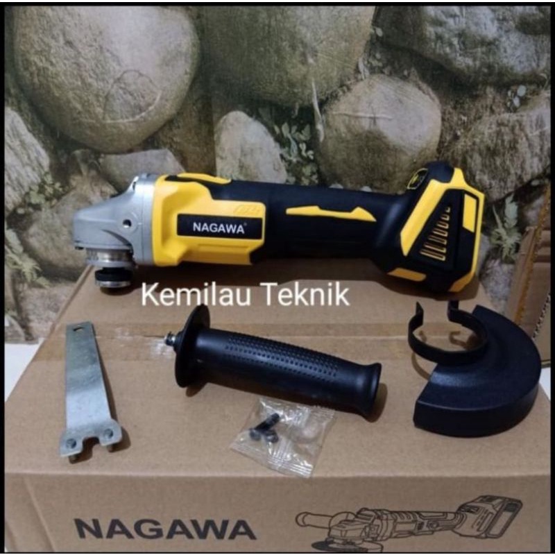 Jual Mesin Gerinda Cordless Baterai Nagawa Cg U Brushless Angle