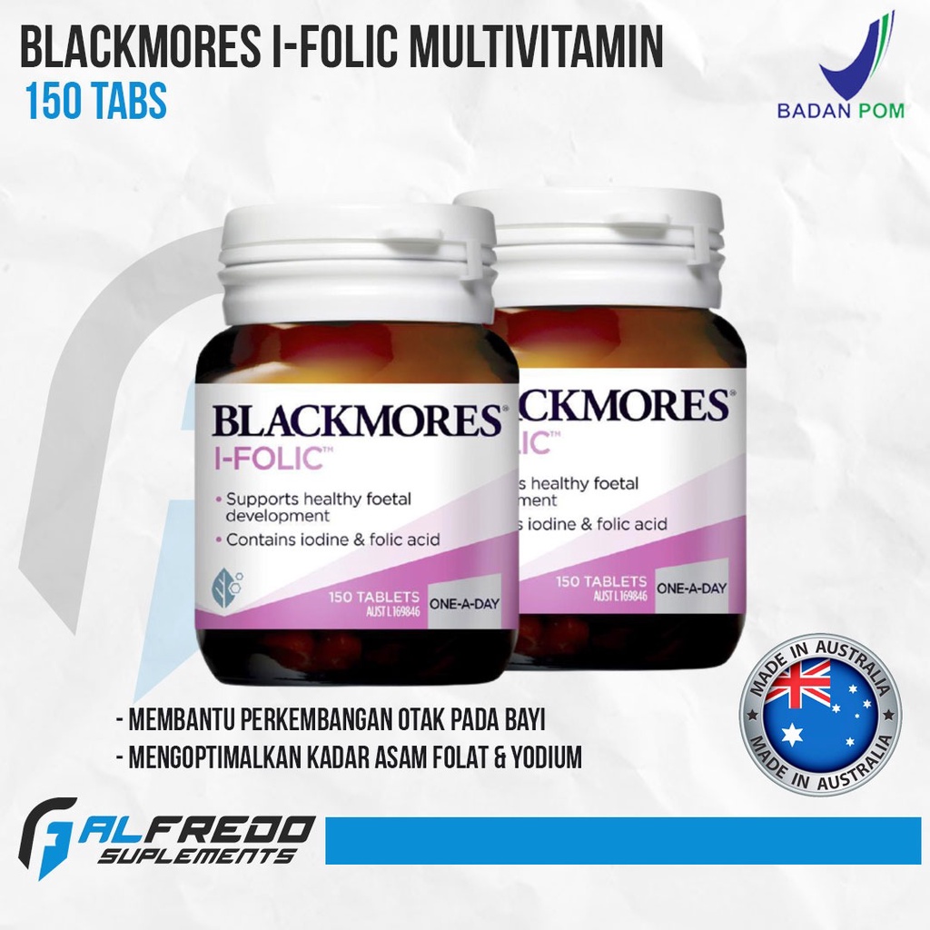 Jual Blackmores I Folic 150 Tablet MULTIVITAMIN IBU HAMIL BLACKMORES