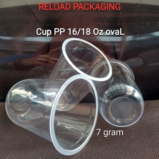 Jual Gelas Plastik Pp Oval Oz Oz Plastic Cup Pp Oval Oz