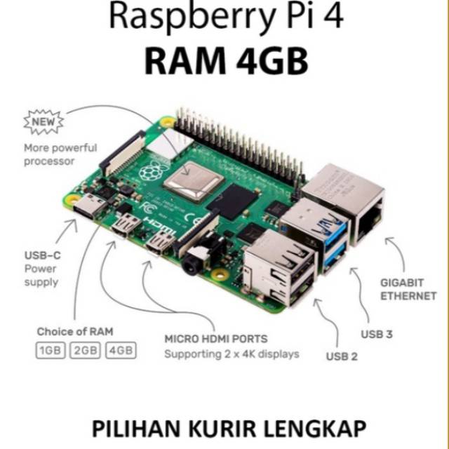 Jual Paket Raspberry Pi Ram Gb Siap Pake Os Lengkap Shopee