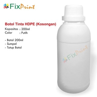 Jual Botol Tinta HDPE 250ml Botol Plastik HDPE Putih 250 Ml Shopee