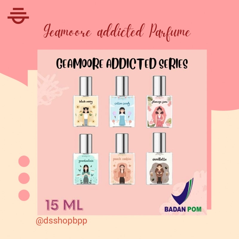 Jual Geamoore Addicted Series Eau De Parfum Spray Ml Roll On Ml