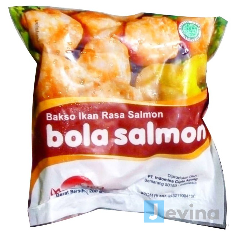 Jual Bola Bakso Salmon Minaku G Bakso Ikan Salmon Indonesia Shopee