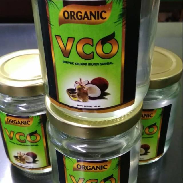 Jual Organic VCO Oil Minyak Kelapa Kesehatan 250ml Shopee Indonesia