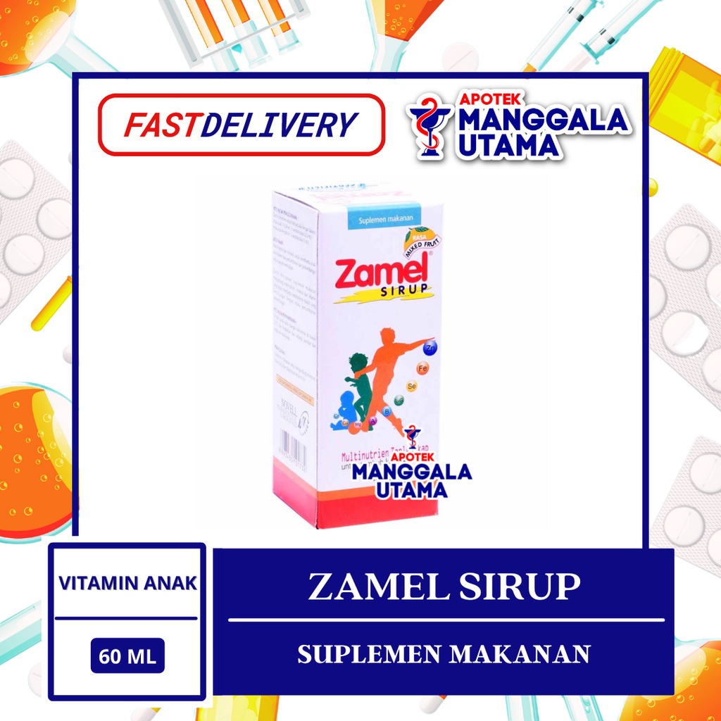 Jual Zamel Sirup Sumplemen Makan Isi Ml Shopee Indonesia