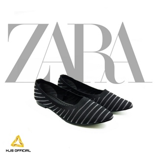 Jual Sepatu Wanita Flat Zara Original Rajut Flyknitt Flatshoes Cewek