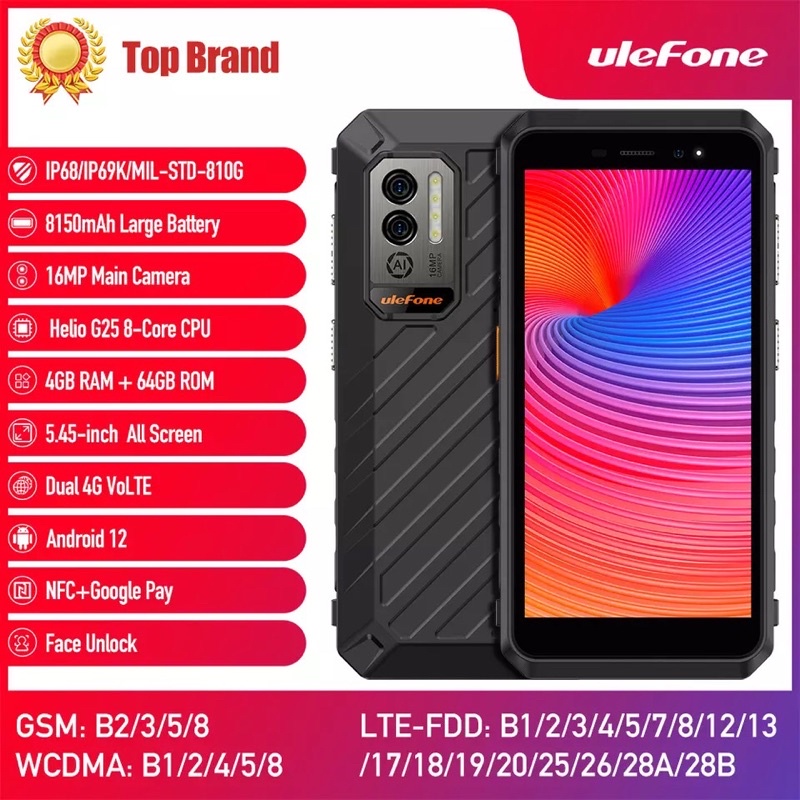 Jual Ulefone Power Armor X Pro Rugged Mah Gb Gb G G